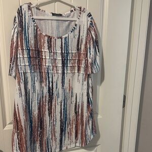 Elegant Striped Women's Blouse
